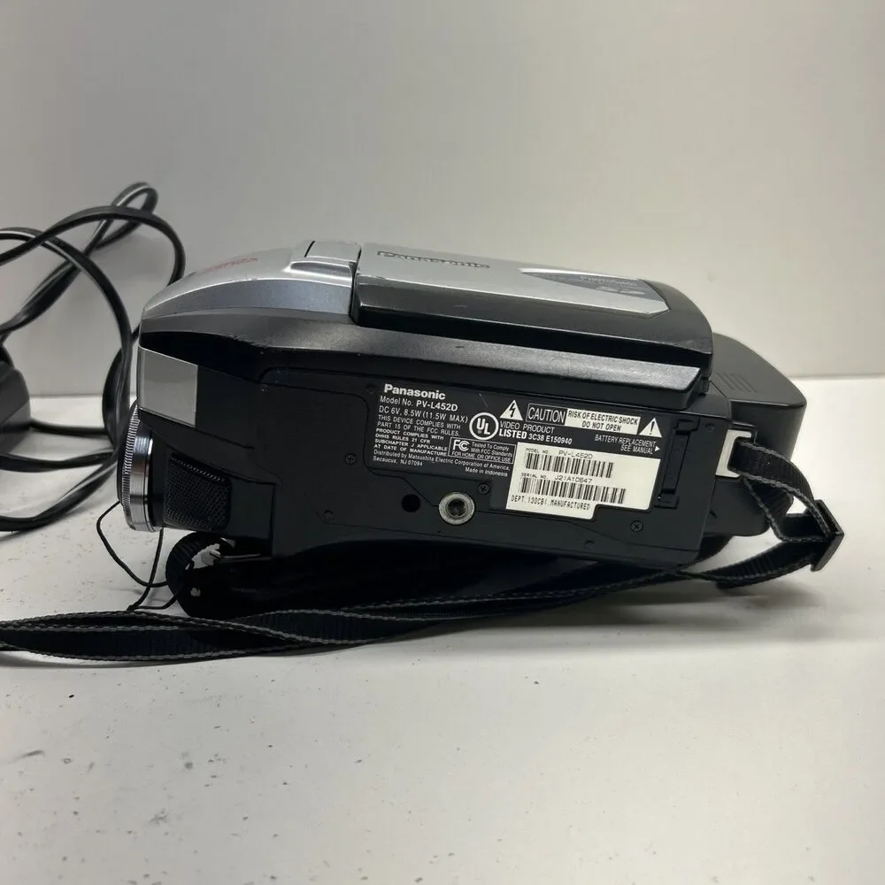 PANASONIC PALMCORDER PV-L452D MULTICAM CAMCORDER‎ *TESTED* ‼️READ DESCRIPTION ‼️